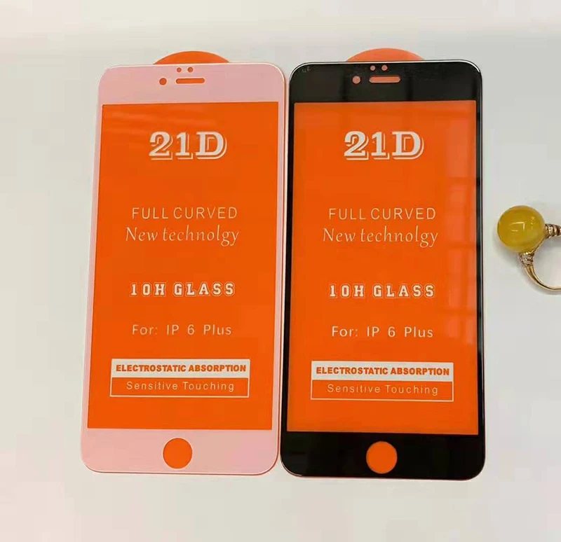 100 шт./лот оптовая продажа 21D стекло для iPhone 12 Mini 11 Pro Max XS XR X 8 7 6 Plus полное покрытие