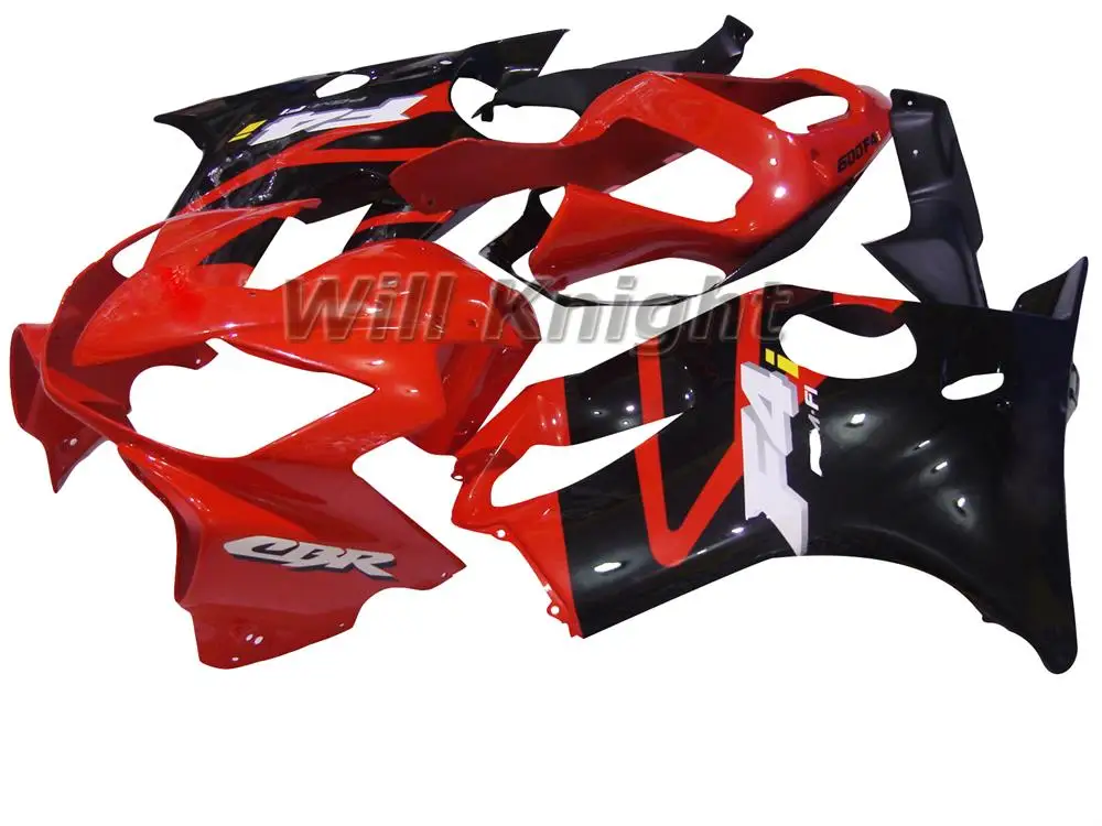 Инъекция ABS черный красный корпус обтекатель комплект для Honda CBR 600 F4I CBR600F4I 2001-2003 |