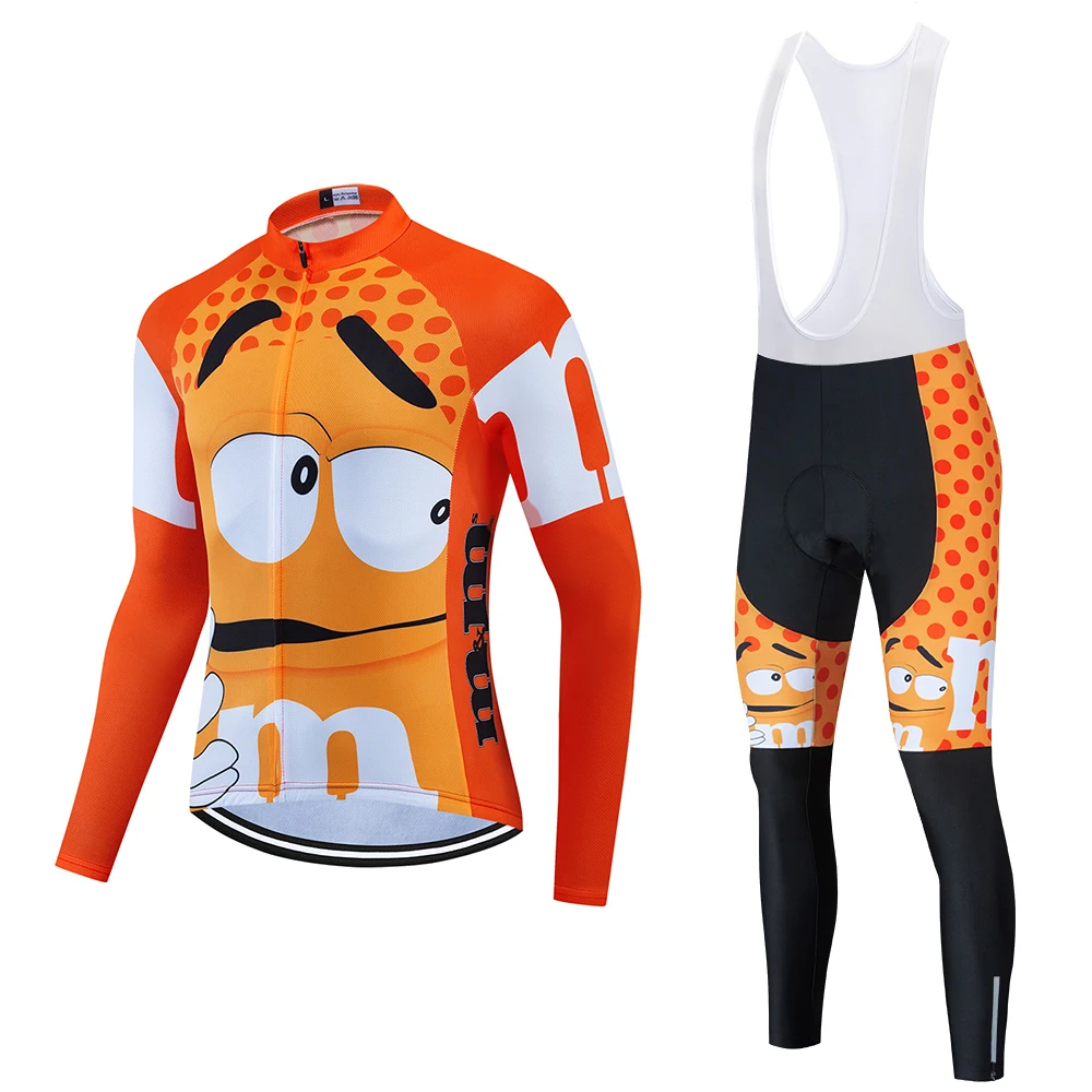 Осенняя велосипедная Джерси 9D комплект забавная одежда Ropa Ciclismo MTB форма