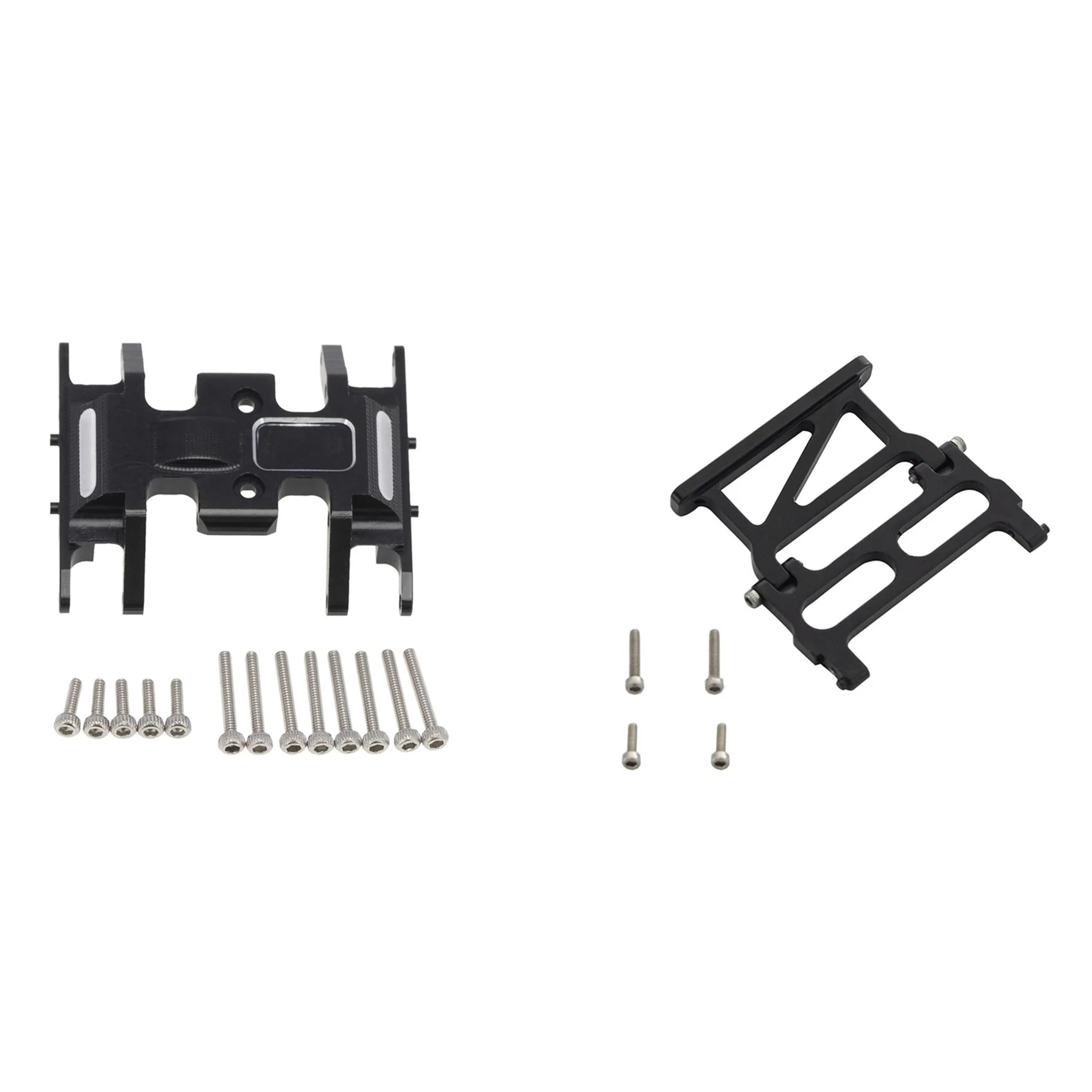 

2 комплекта радиоуправляемых запчастей для автомобиля: 1 комплект средней коробки передач, противоскользящая пластина, держатель коробки п...