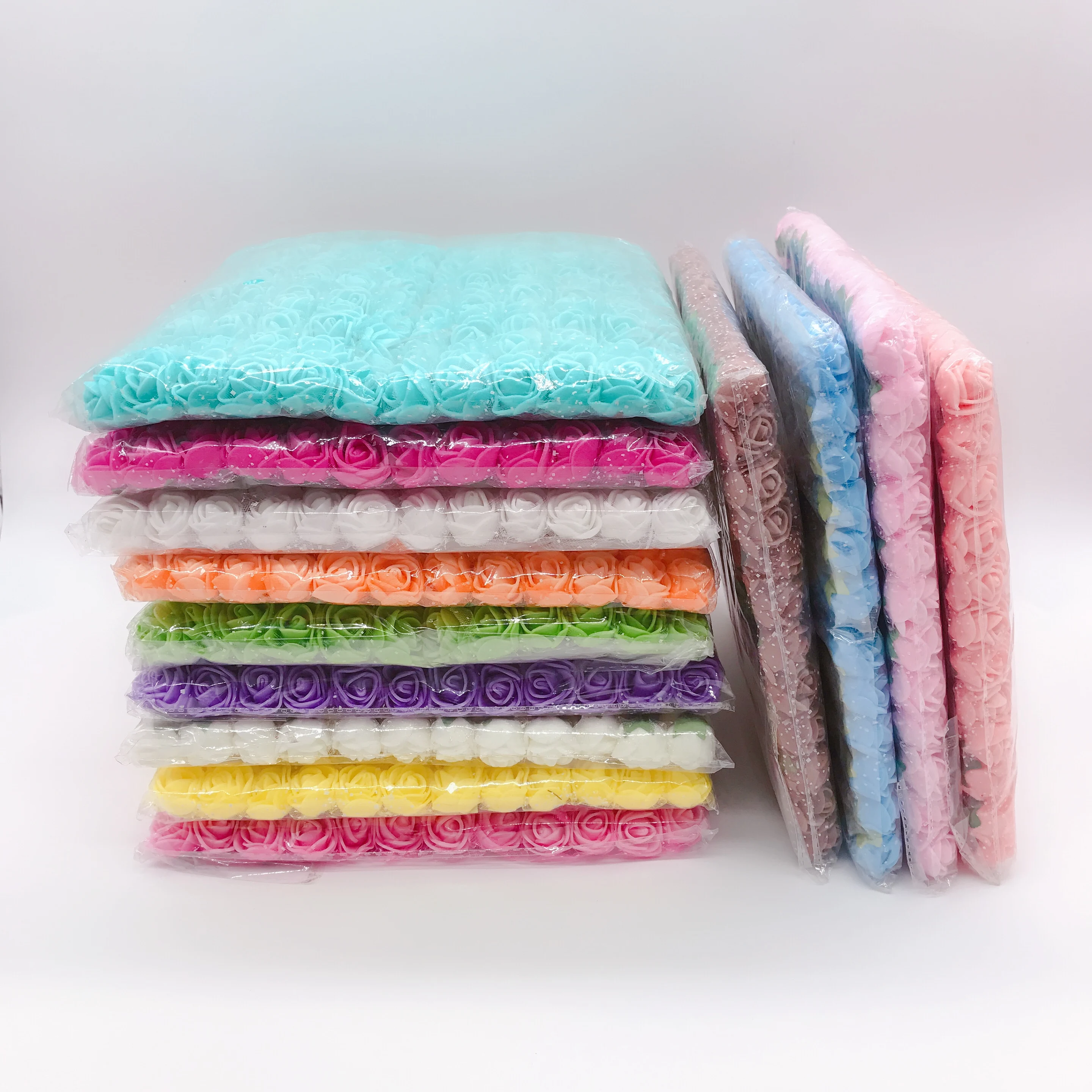 144 шт. Рождественский декоративный цветочный венок из ПЭ Мишка роз Свадебный