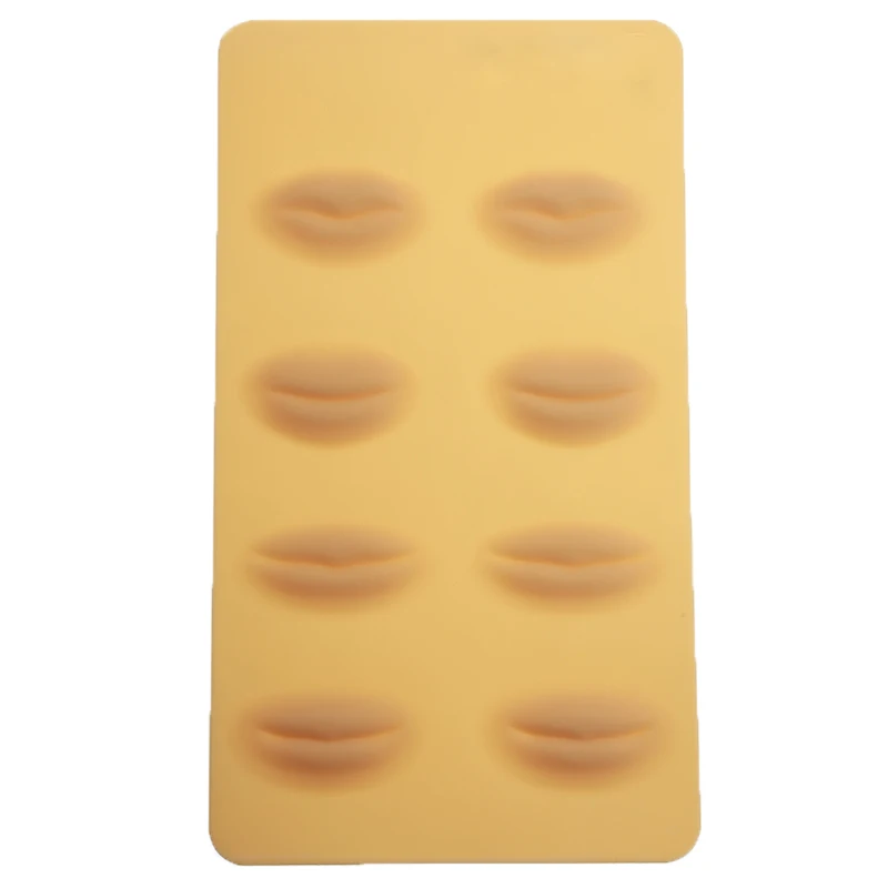 Искусственная кожа для обучения перманентному макияжу 3D тренировок глаза губы