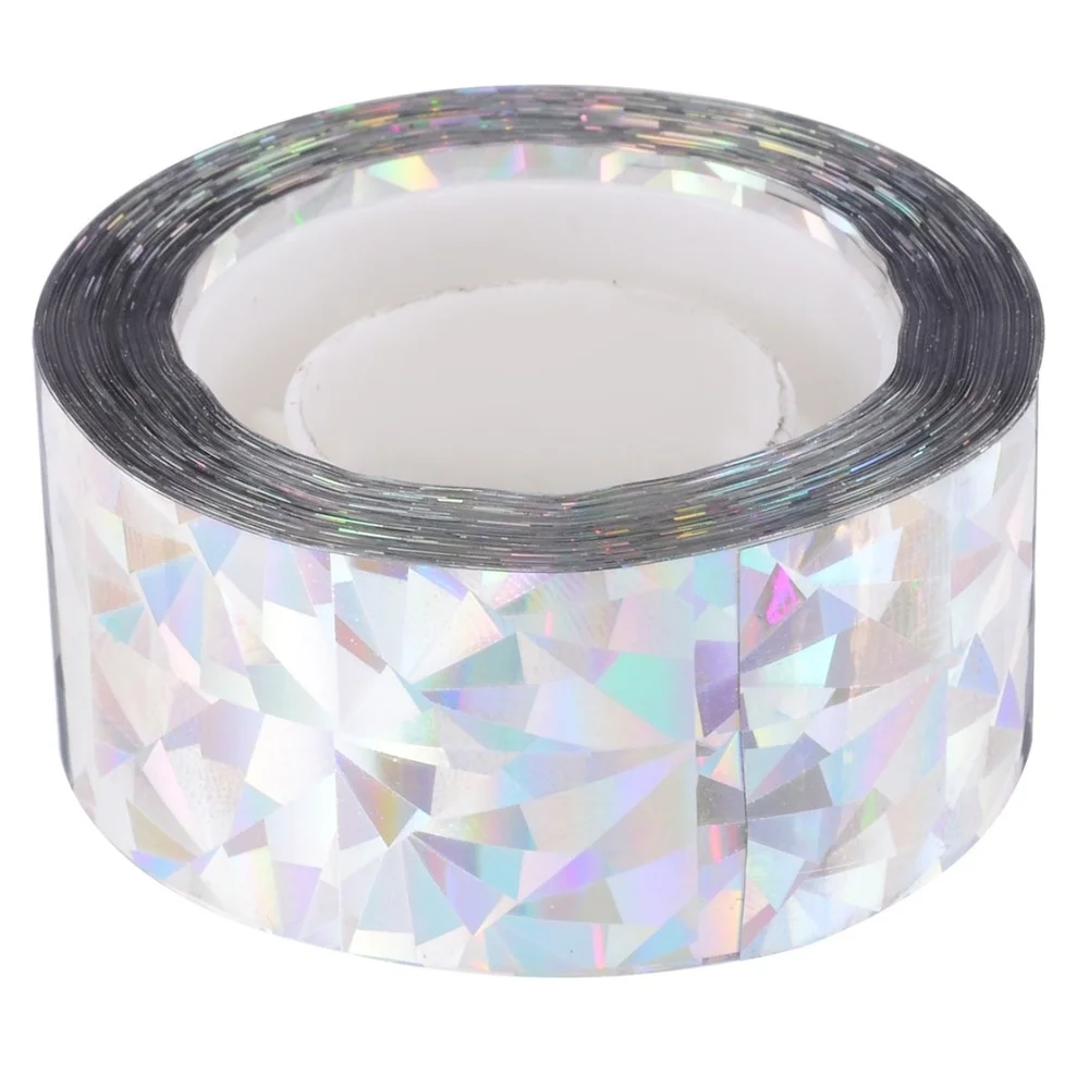 

50M 80M Flash Reflective Anti Bird Scare Tapes 2.4CM 4.8CM Audible Repellent Fox Pigeons Repeller Ribbon Deterrent Tapes Garden