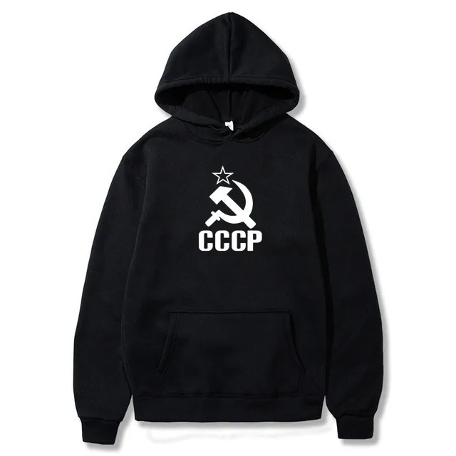 

Winter Warm Tracksuit Men Hoodie Sweatshirt Jacket Coat Pants Suit Unique Cccp Russian Ussr Soviet Union Print Sportwear S-3xl