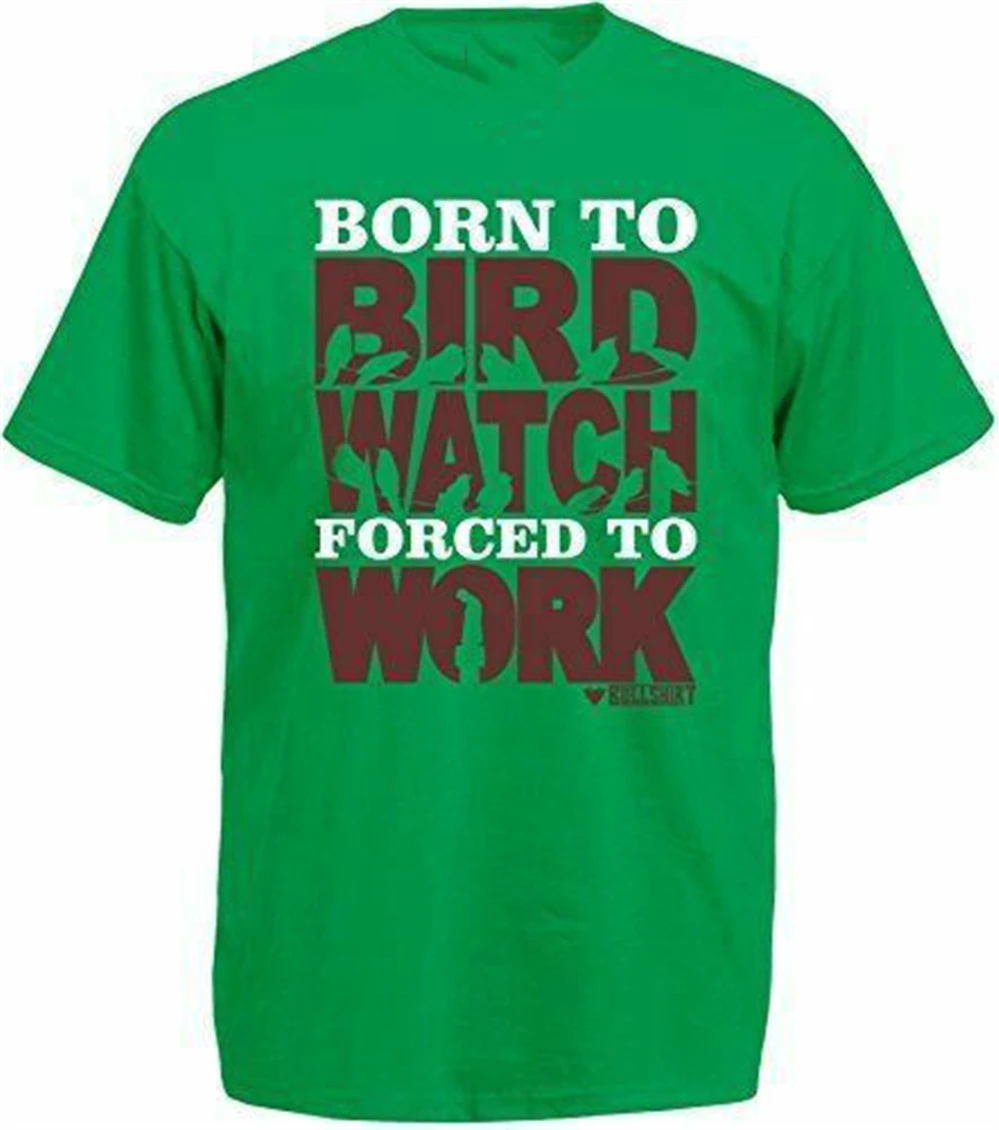 Мужские и женские футболки Born to Bird-Watch подарок на Рождество 20th 30th 40th 50th день