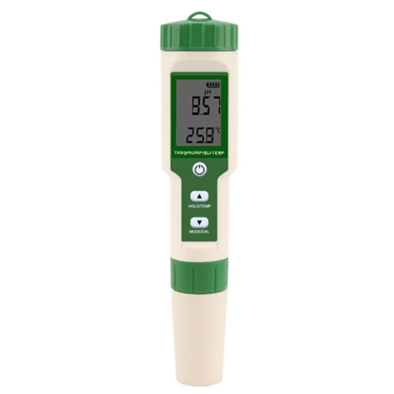 

EZ-9910 PH/TDS/EC/ORP/Temperature Meter PH Meter Digital Water Quality Monitor Tester for Water