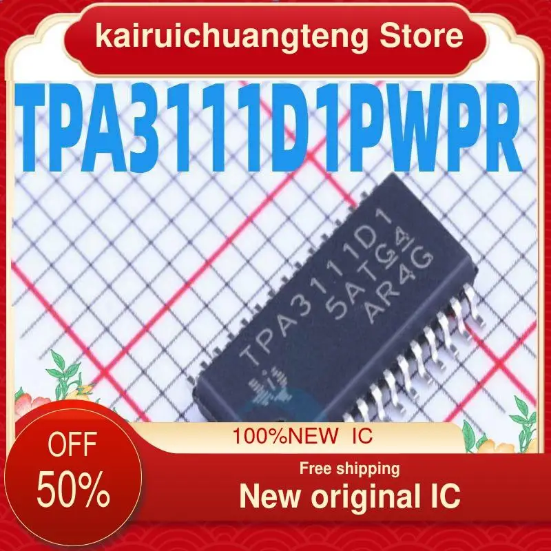 

(1PCS) TPA3111D1PWP TPA3111D1PWPR TPA3111D1 TSSOP28 New original IC