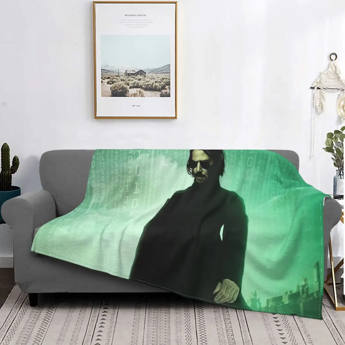 

The Matrix Resurrections Blanket For Bed Ultra-Soft Flannel Blankets Love Gifts