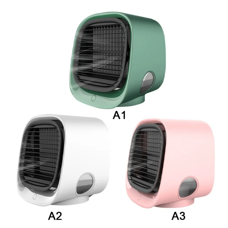 

Evaporative Air Cooler And Air Purification Humidifier Portable Air Conditioner Fan Cooler-pink