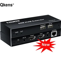 60m hdmi kvm extender over cat5e6 rj45 ethernet cable hdmi kvm switch support usb mouse keyboard extension hdmi loop ir remote