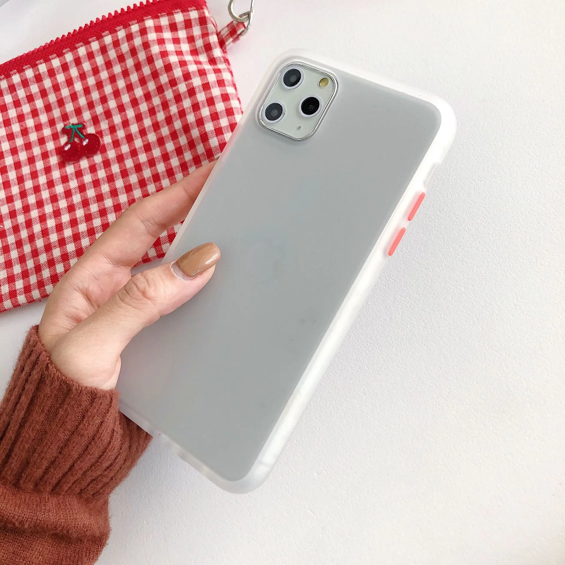 Ударопрочный матовый чехол для Iphone 11 Pro Max XR XS 7 8 6 S Plus силиконовый |