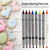 baking fondants decorative pen food coloring markers multi colors food writer pen edible pencil for biscuits cakes chocolate