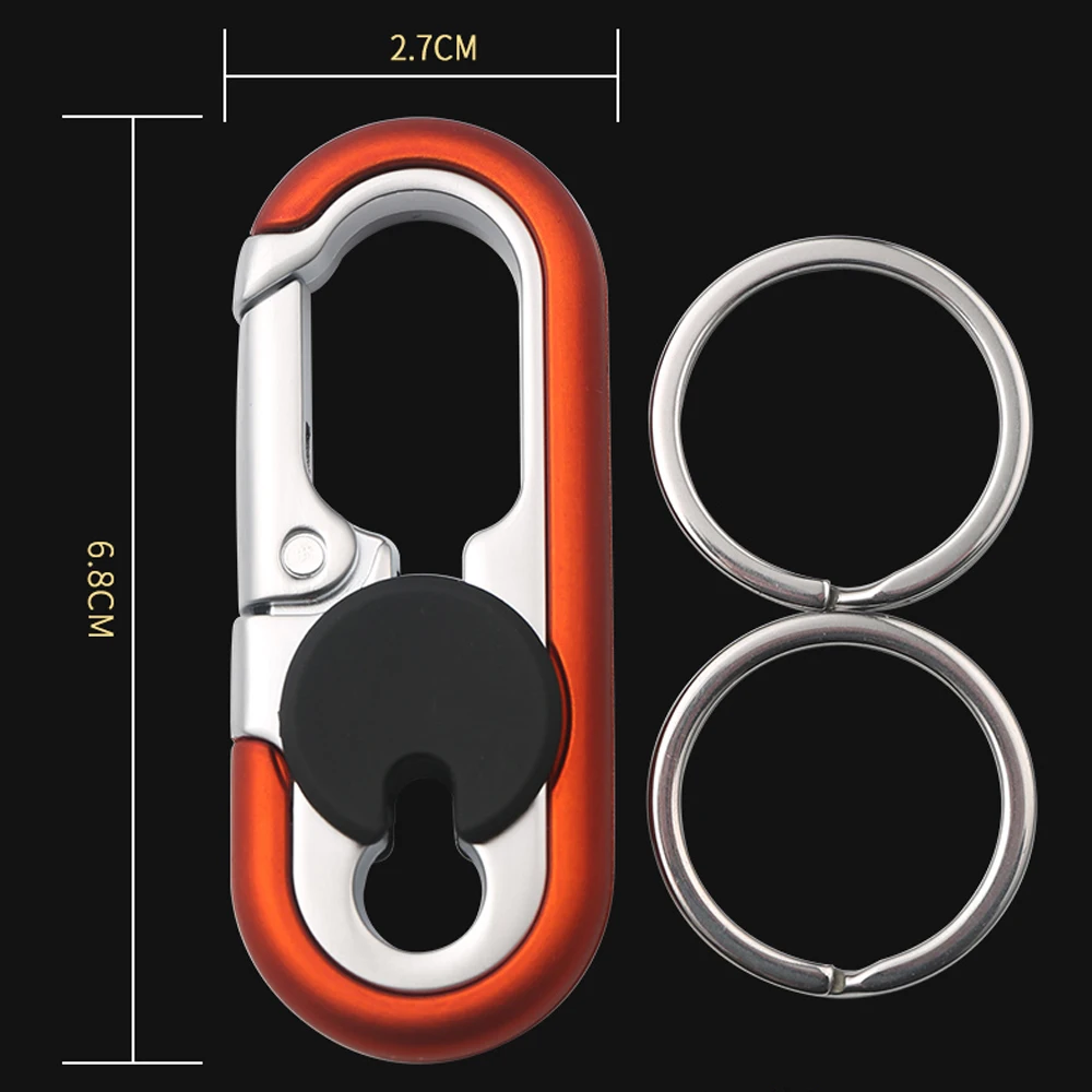 Оригинальный модный брелок из цинкового сплава открытые кольца для ключей