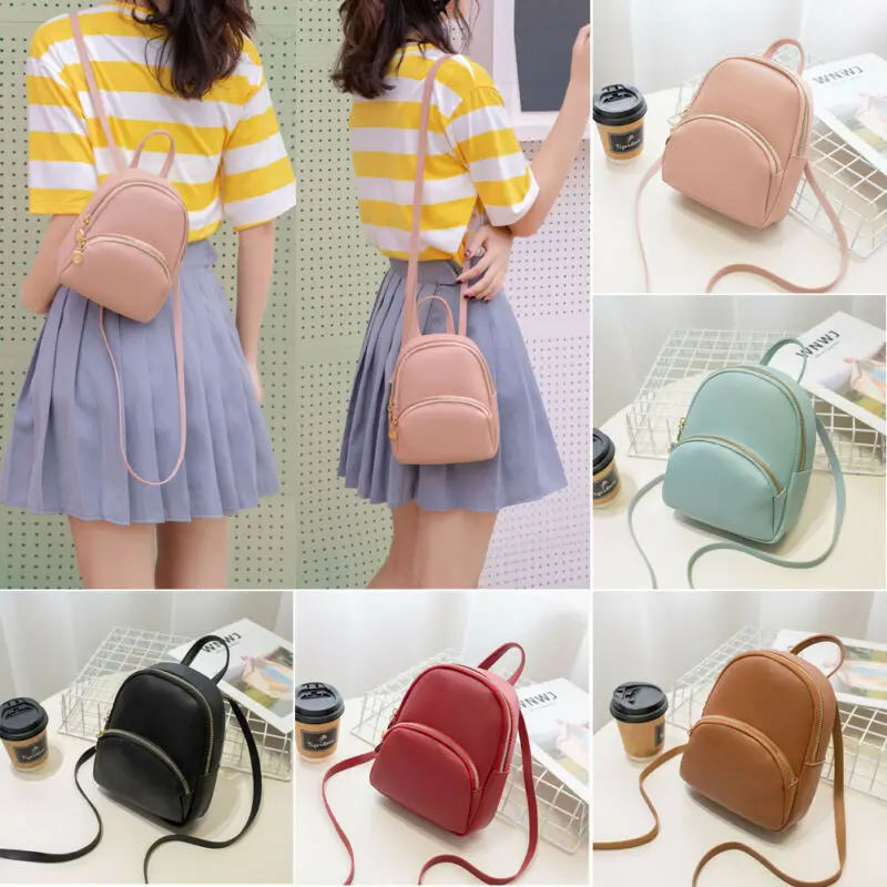 Новый женский рюкзак маленький кожаный дорожный модные сумки через плечо | Багаж