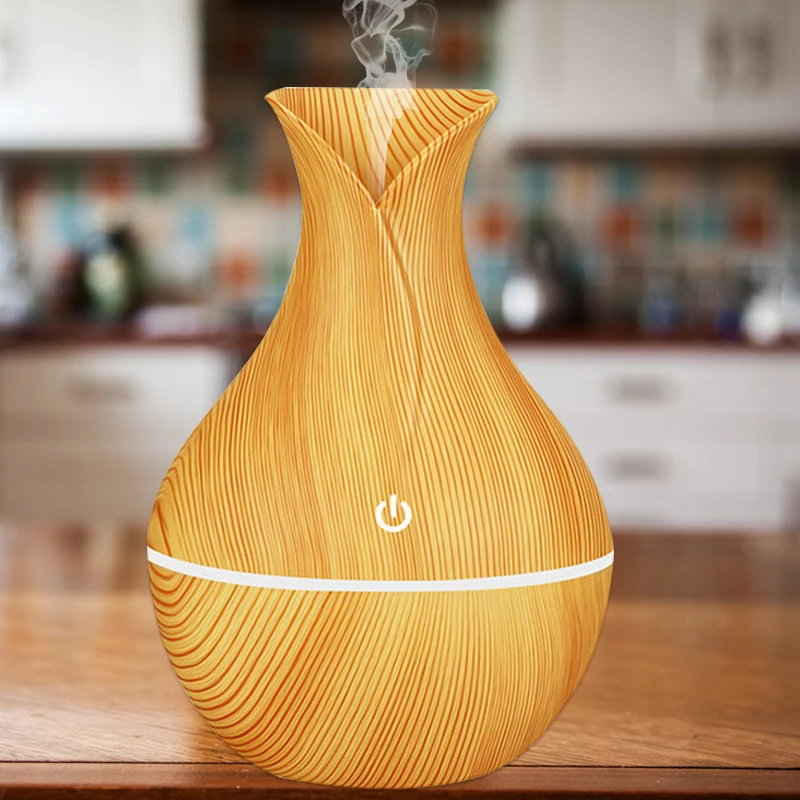 Арома диффузор для эфирных масел ультразвуковой увлажнитель воздуха с древесины