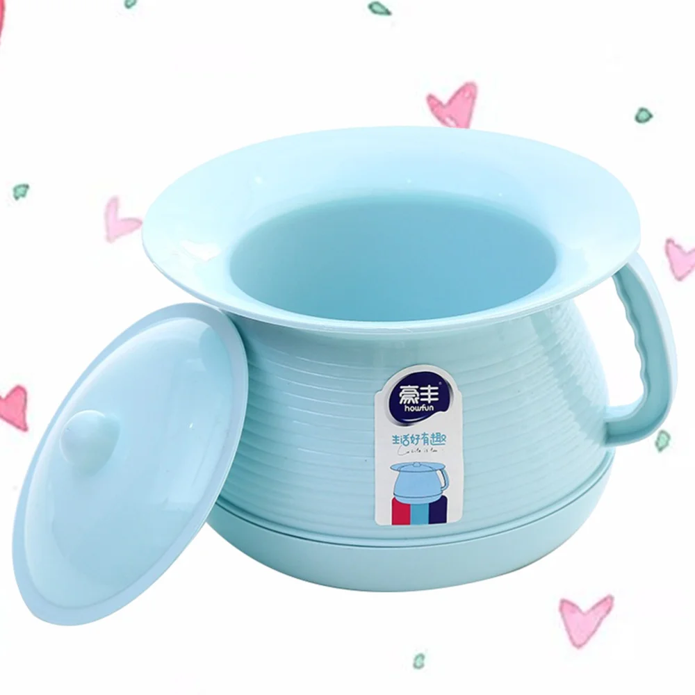 

Children Urinal Potty Portable Kids Pee Shit Pot Bucket Spittoon with Lid for Home Camping Car Travel )