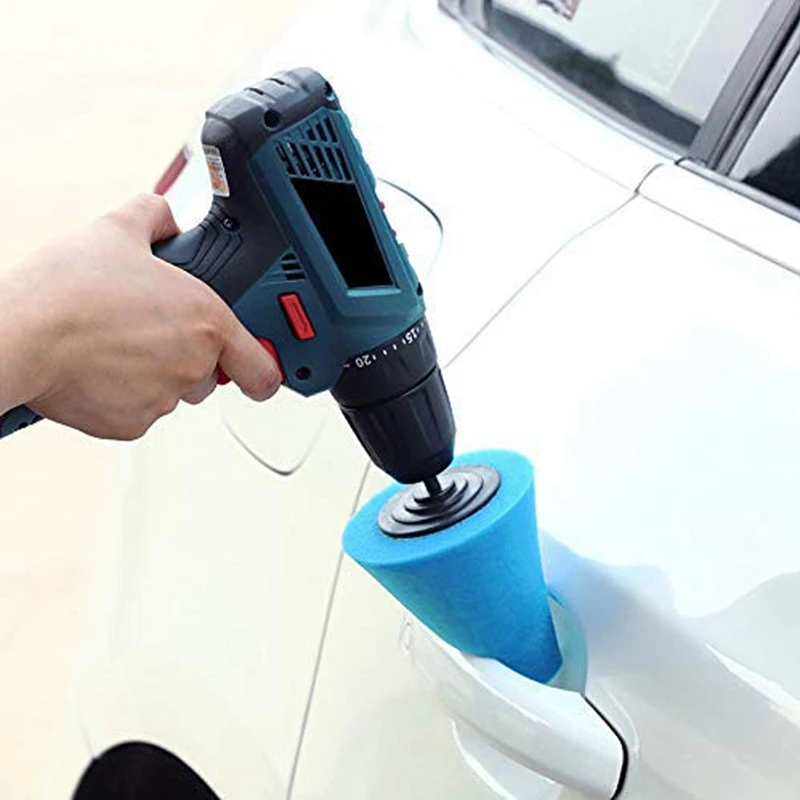 

3Pcs 80mm Conical Sponge Pad Polishing Wheel Polishing Car Beauty Waxing Car Polishing Pad Set Polishing Machine Buffer Waxing T