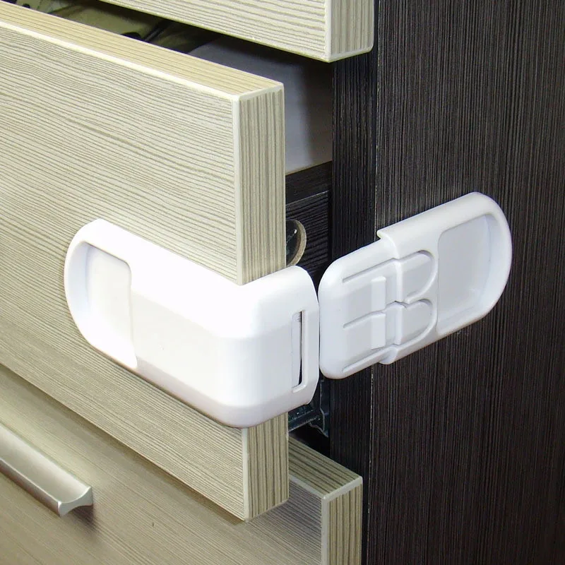 

5pcs Plastic Baby Safety Protection From Children In Cabinets Boxes Lock Drawer Door Terminator Security Product