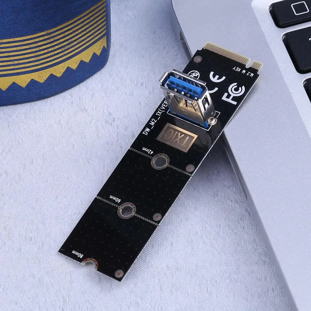 

M.2/NGFF to USB3.0 Port Converter Adapter Graphic Card Cable Extender Card Power Cable Computer Components Gadgets Tools