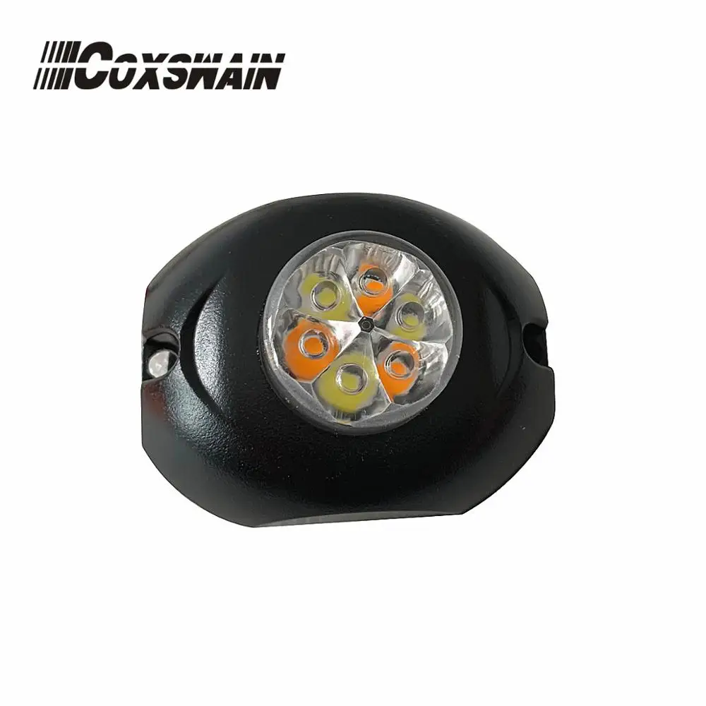 Рулевой H6 двойной цвет светодиодный укрытие мерцающий светильник 6*5 Вт