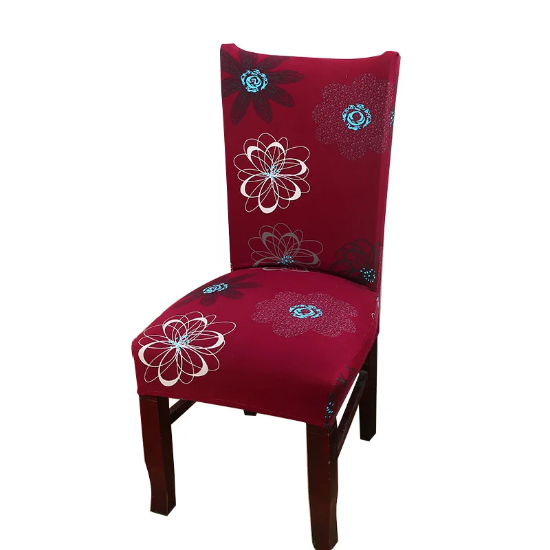 Dreamworld 2 шт чехлы для сидений обеденная комната красные спандекса стулья цветные