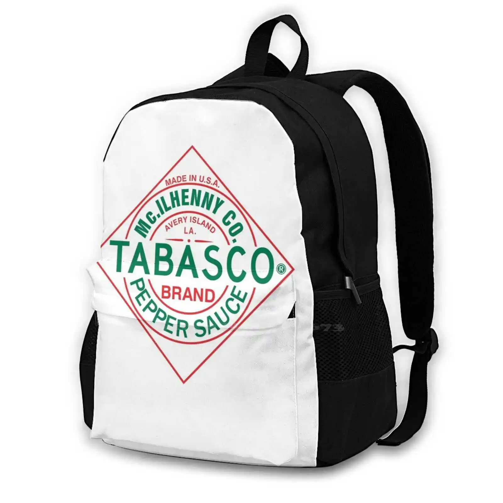 

Tabjust Alwaysas Is Momentco Scariest Bag Backpack For Men Women Girls Teenage Black Tabasco Sauce Pepper Sauce Mc Ilhenny