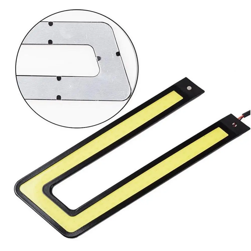 1 шт. автомобильный Стайлинг COB светодиодный ные ДХО дневные ходовые огни авто