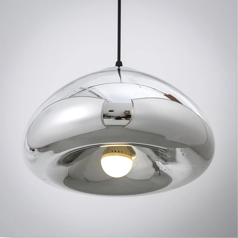 Современный стеклянный подвесной светильник в стиле арт деко новинка