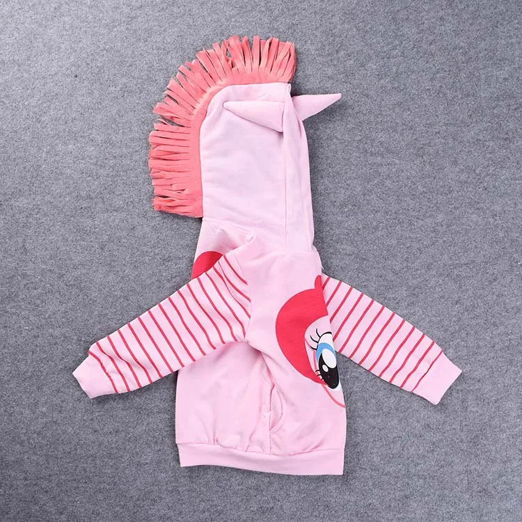 Весенняя Одежда для девочек «My Little Pony», толстовки с капюшоном, куртки, детская верхняя одежда с персонажами из мультфильмов мой детские платья, детские платья, Толстовка для маленьких девочек пальто "синдерелла"