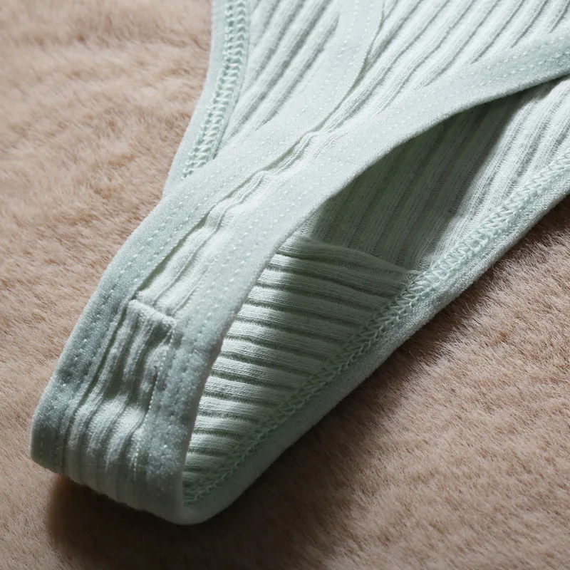 

Wavavio 2019 New Lace Fashion Cotton G-string Letter Thong low Waist Women's Panties Sexy Thong Comfortable Female Underwear