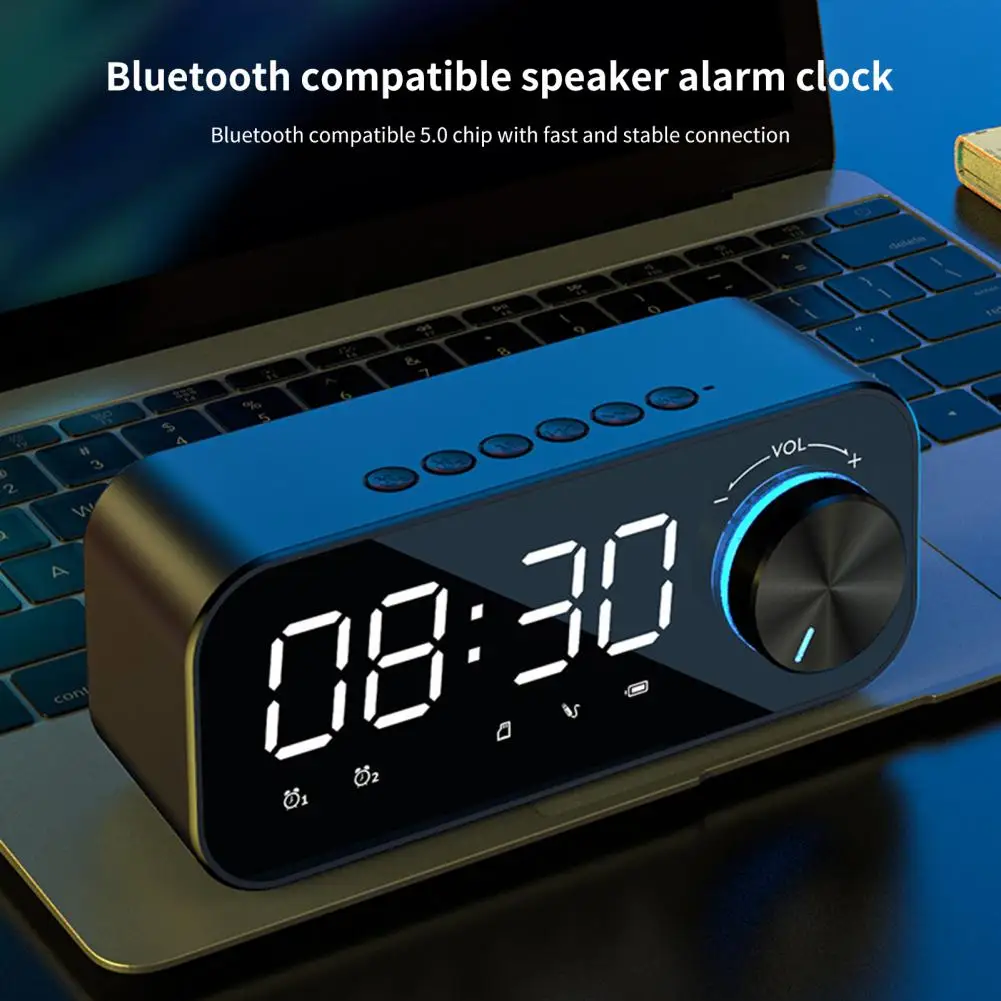 Беспроводной динамик с ЖК-дисплеем Bluetooth-совместимый звуковой бокс 4 0 звуковая