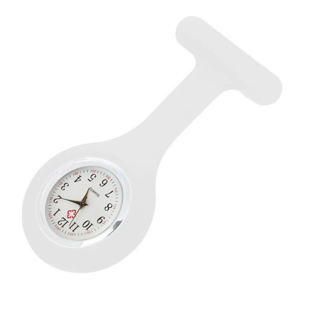 2020 Verpleegster horloge Силиконовые Медсестры Брошь часы Туника с Бесплатная Батарея