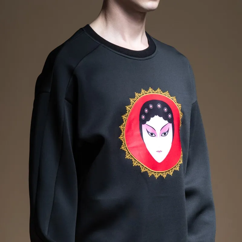 Мужская толстовка Pinli в китайском стиле с круглым вырезом теплая повседневная на