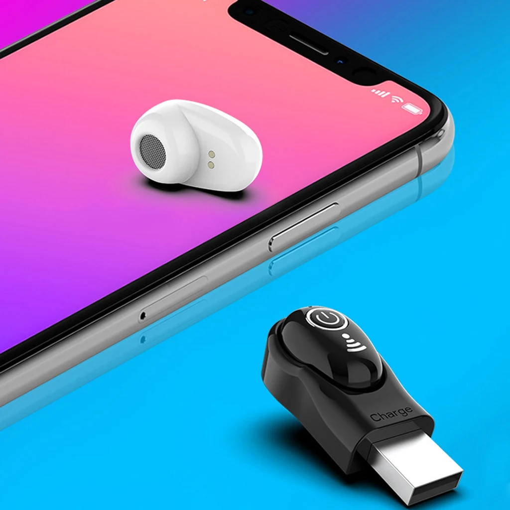 Мини Беспроводная Bluetooth 5 0 стерео гарнитура наушники вкладыши спортивные