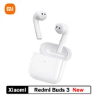 Беспроводные наушники Xiaomi Redmi Buds 3 TWS, наушники-вкладыши с Bluetooth, двойным микрофоном, чип QCC 3040, водонепроницаемые IP54 наушники с шумоподавлением