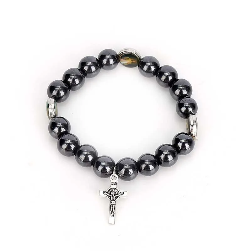 Браслет с иконами католического молитвенного центра святой милосердия Иисуса