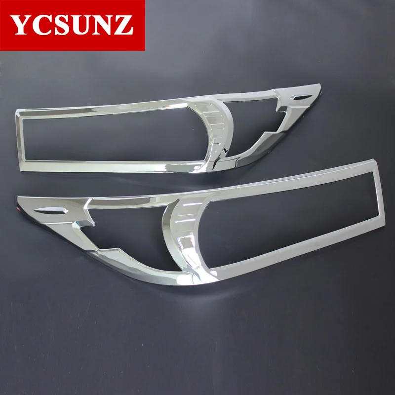 

2016-2019 Chrome Front Lights Cover For Toyota Ki Jang Innova Chrome ABS Headlights Cover Parts For Toyota Innova Ycsunz