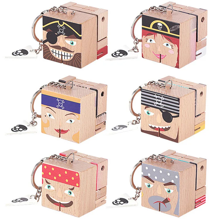 Новый мультипликационный Многофункциональный пиратский робот-фигурка