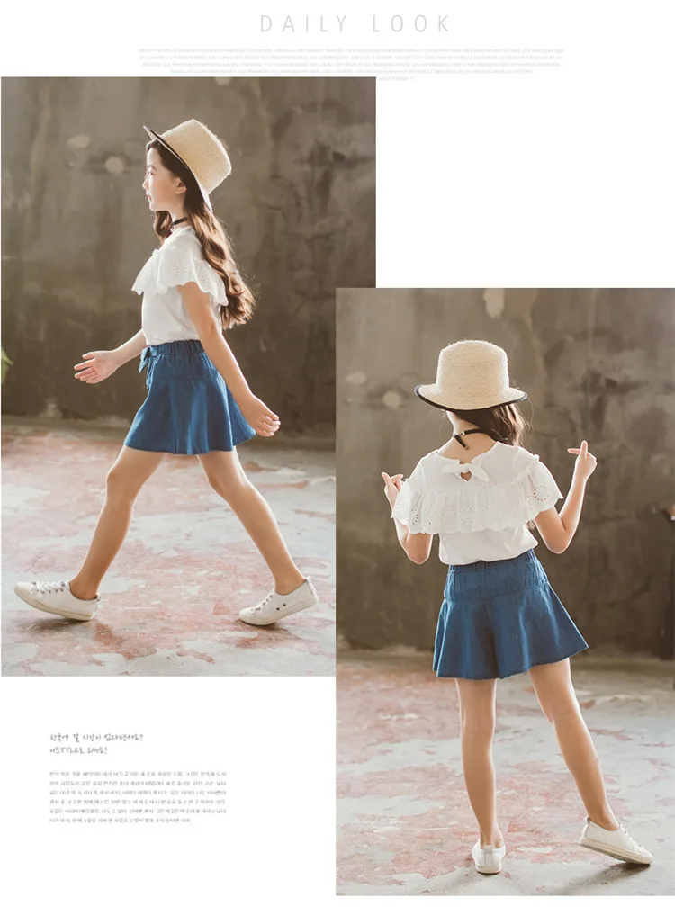 Новейшие летние модели для больших детей летнее платье девочек новый тренд