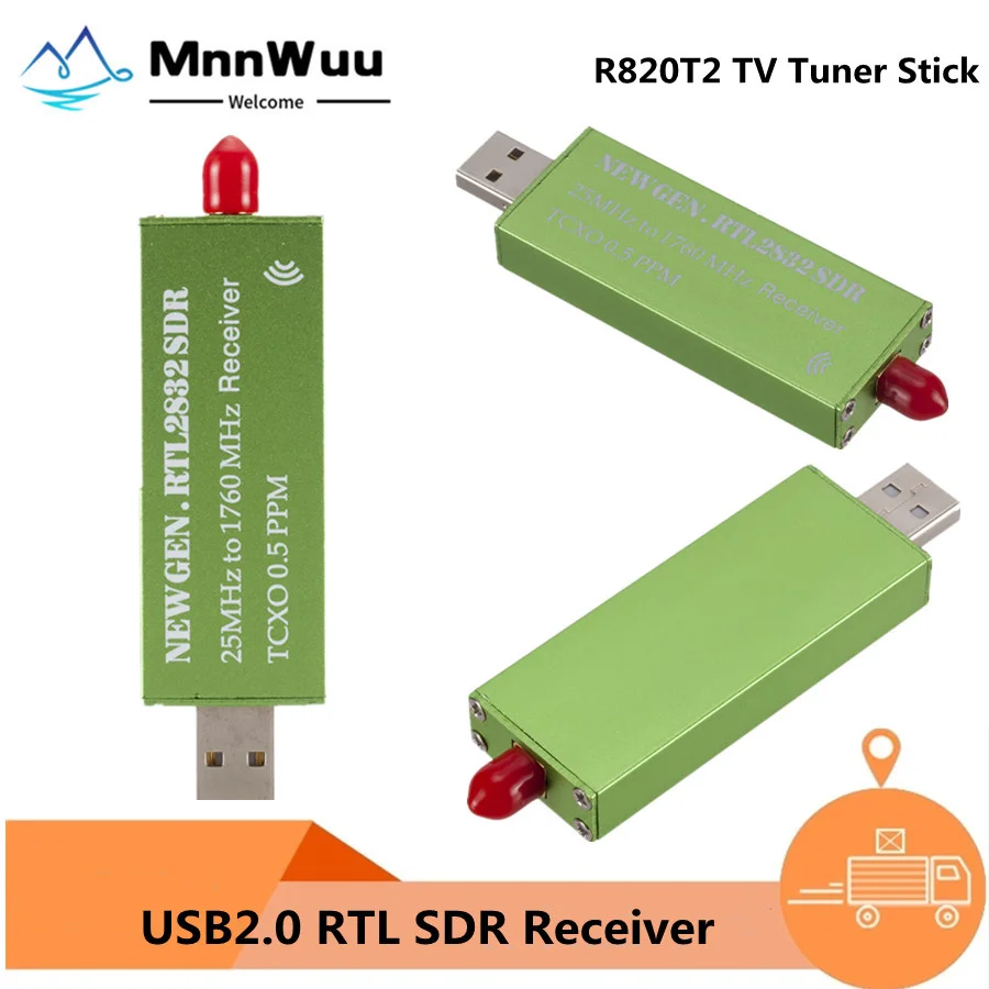 USB 2 0 RTL SDR 5 PPM TCXO RTL2832U R820T от 25 МГц до 1760 ТВ-тюнер приемник AM FM NFM DSB LSB SW радио