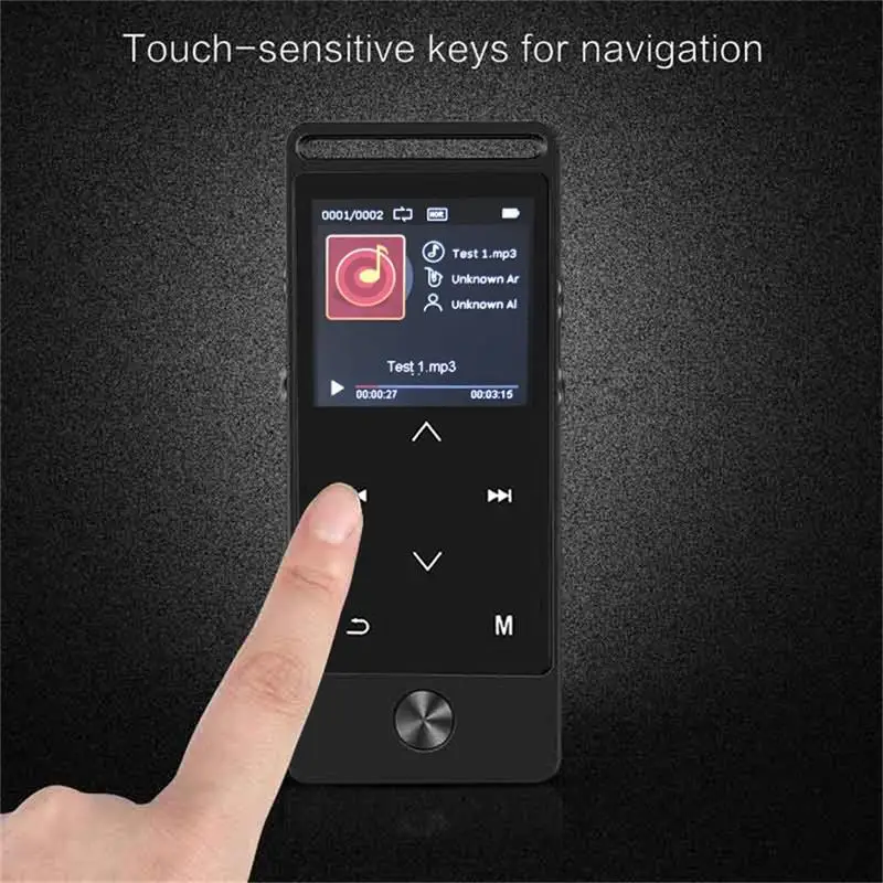 Новейший Benjie S8 Bluetooth MP3 плеер с сенсорным экраном портативный аудио 8 Гб