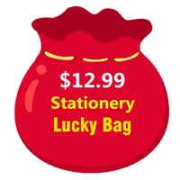 new 20pcs super value stationery lucky bag washi tape sticker bookmarks stationery set gift box