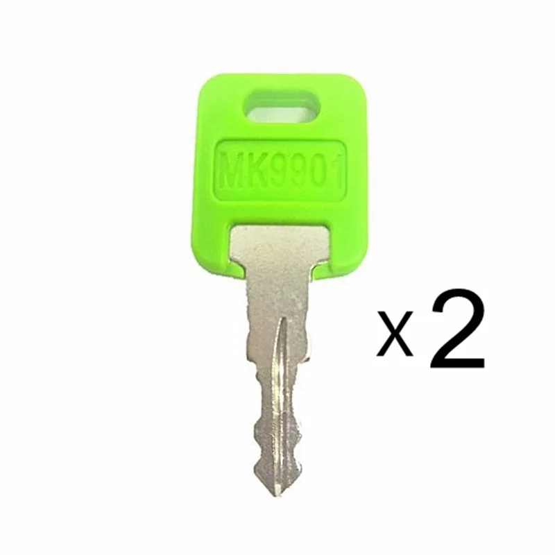 

2 Key RV MK9901 Fits FIC code 9901- M 6601 New Style Motorhome Master Green Key