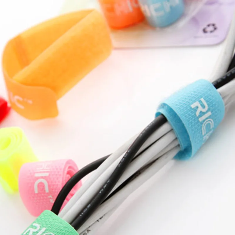 Многоразовый держатель для кабеля 6 шт. в упаковке|Клейкая крепежная лента| |