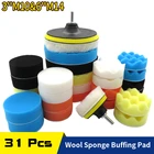 29 шт., набор для полировки автомобиля, 3 6 дюймов