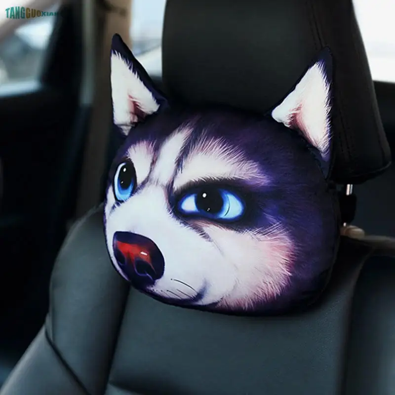 Мягкая Плюшевая игрушечная подушка в виде кошки плюшевая игрушка собаки хаски