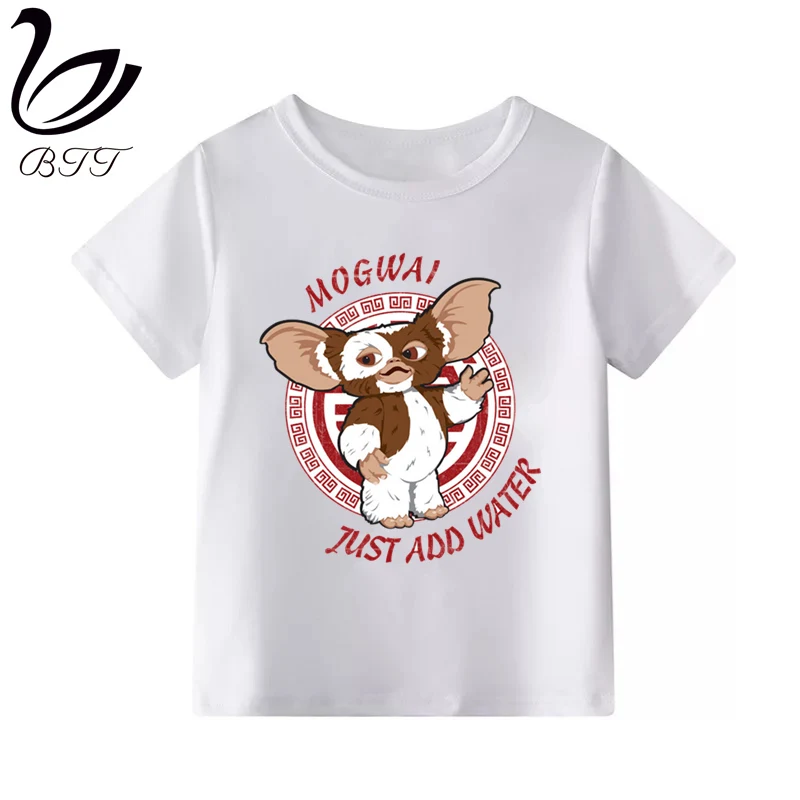 Gremlins Милая футболка для детей детская одежда с короткими рукавами вечерние футболки с забавными рисунками для мальчиков и девочек