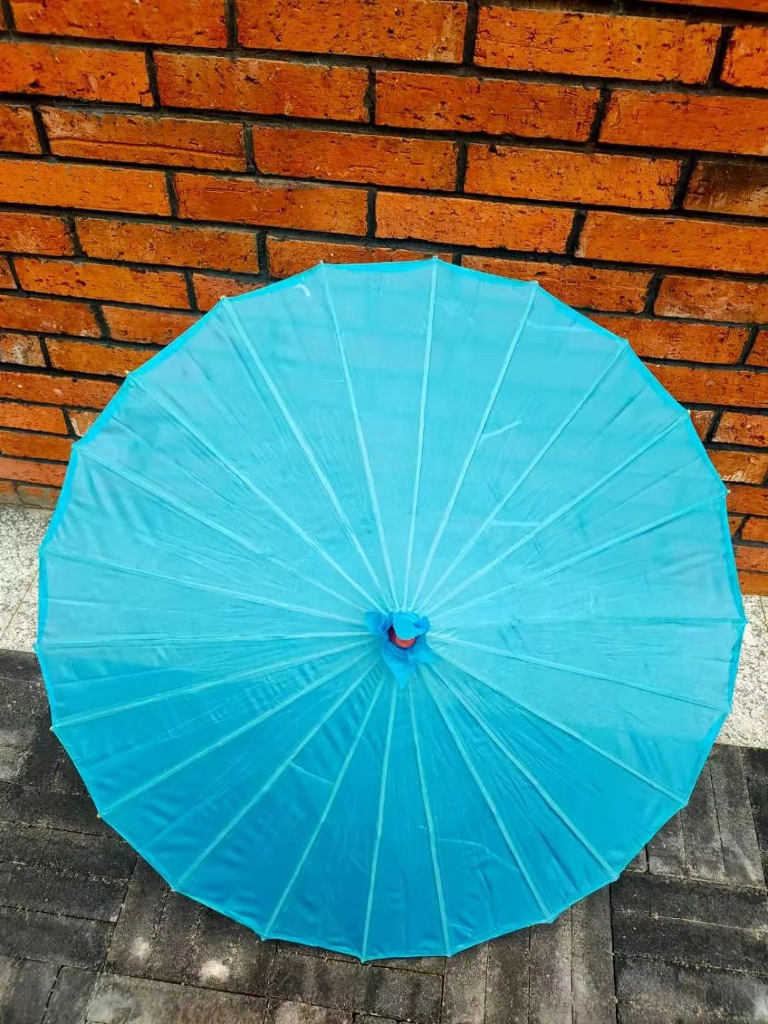Paraguas chino de tela s&oacute;lida, sombrilla decorativa cl&aacute;sica de seda japonesa, accesorios de seda, artesan&iacute;a de baile, 10 piezas-3