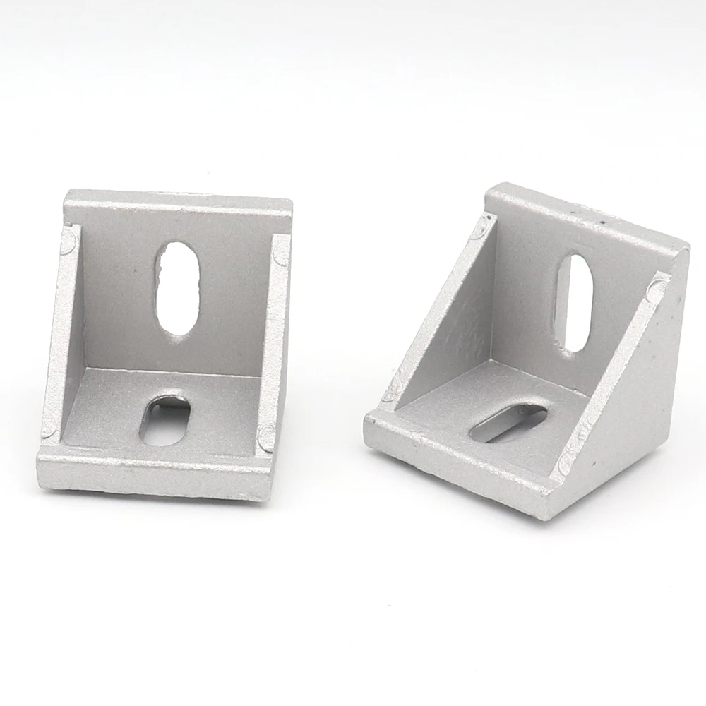 

5Pcs 45 43x42x42mm European Corner Fitting Angle Aluminum X L Connector Bracket Fastener Industrial Profile