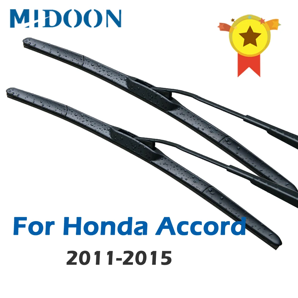 MIDOON щетки стеклоочистителя гибридная ветровое стекло дворники for Honda Accord Europe / Japan